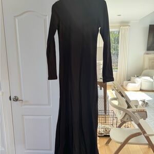 Bumpsuit Elegant Black Long Sleeve Dress